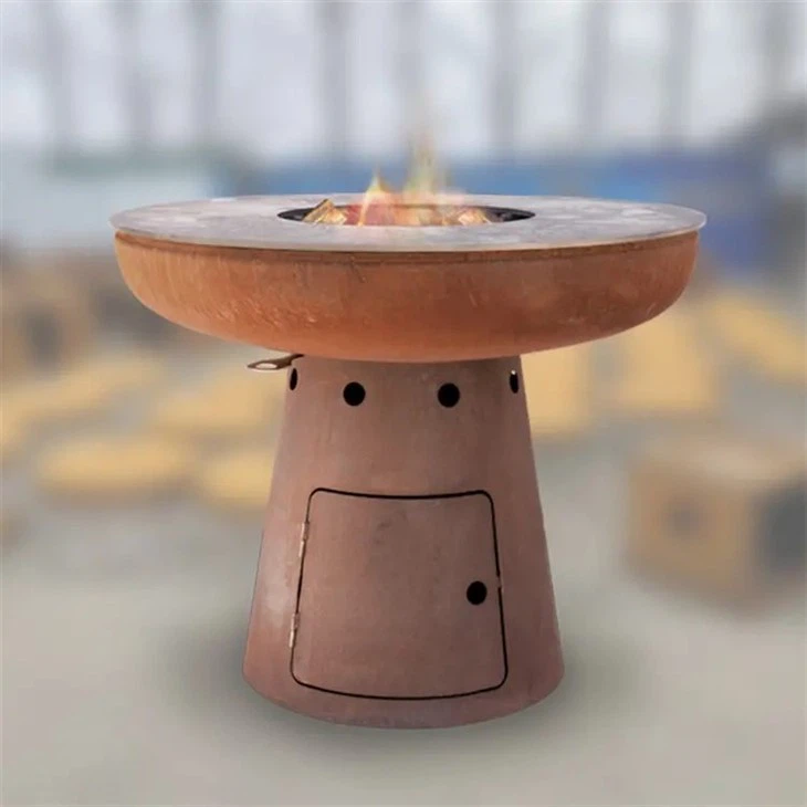 Black Color Corten Steel Barbecue Grills