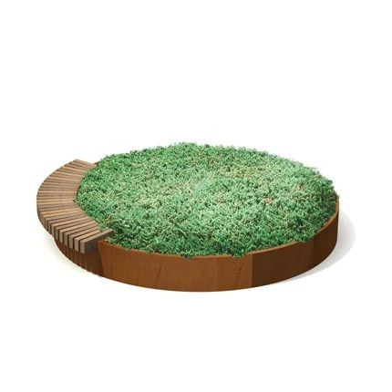 Decorative Corten Steel Modular Planter