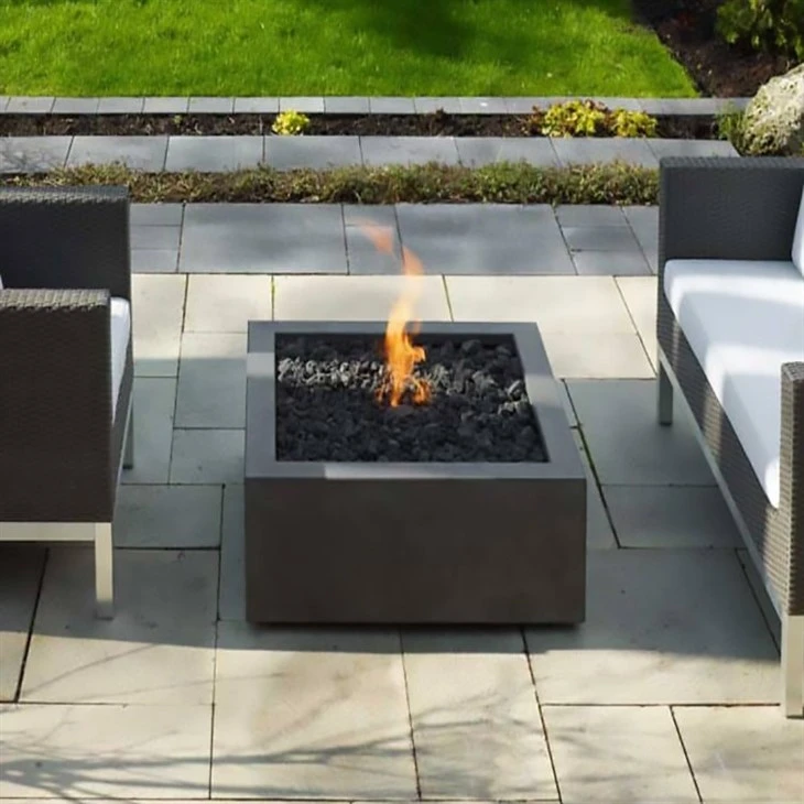 Gas Burning Patio Fire Pit Table