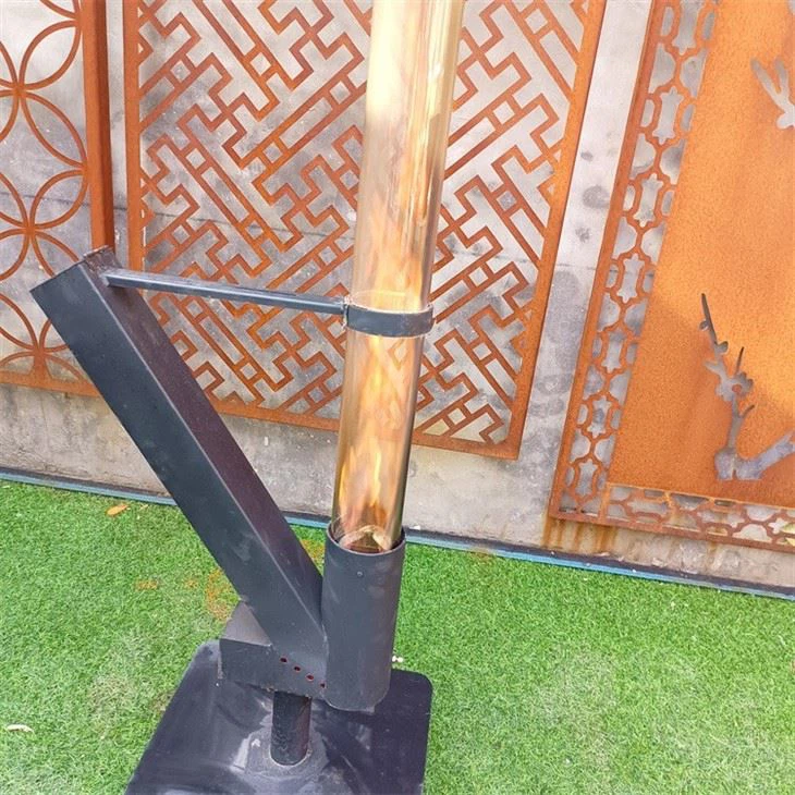 Freestanding Wood Burning Pellet Patio Heater