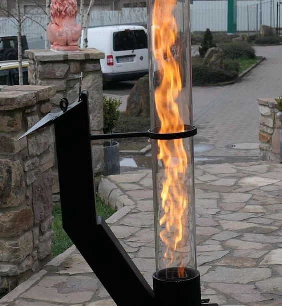 Freestanding Wood Burning Pellet Patio Heater