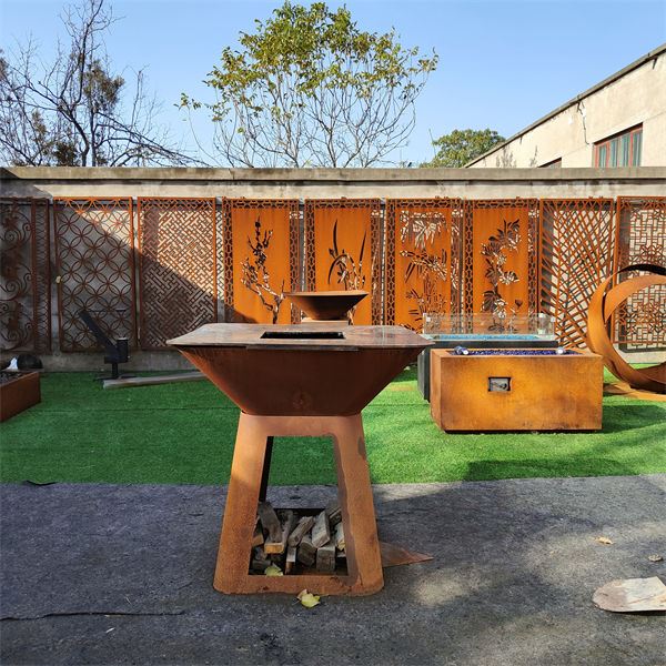 Bếp lửa BBQ thép Corten