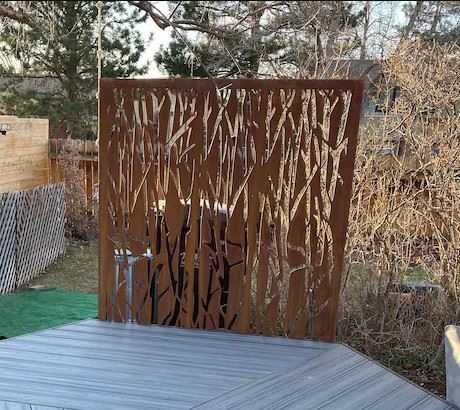 Outdoor Garden Privacy Screen Fence factory