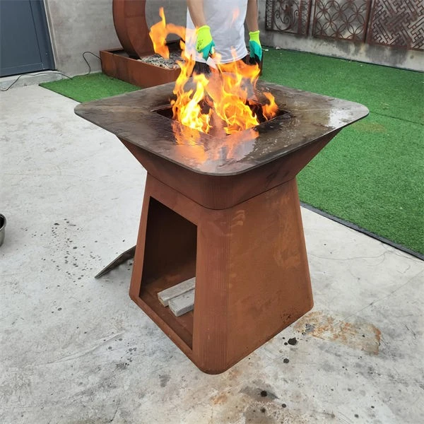 Rusty Corten Steel BBQ Grill best